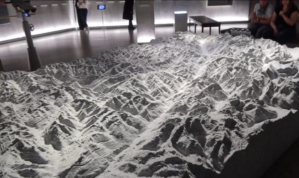 瑞士國立博物館阿爾卑斯山脈3D模型